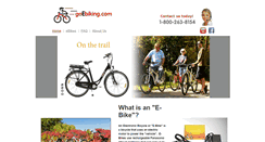 Desktop Screenshot of goebiking.com