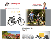 Tablet Screenshot of goebiking.com